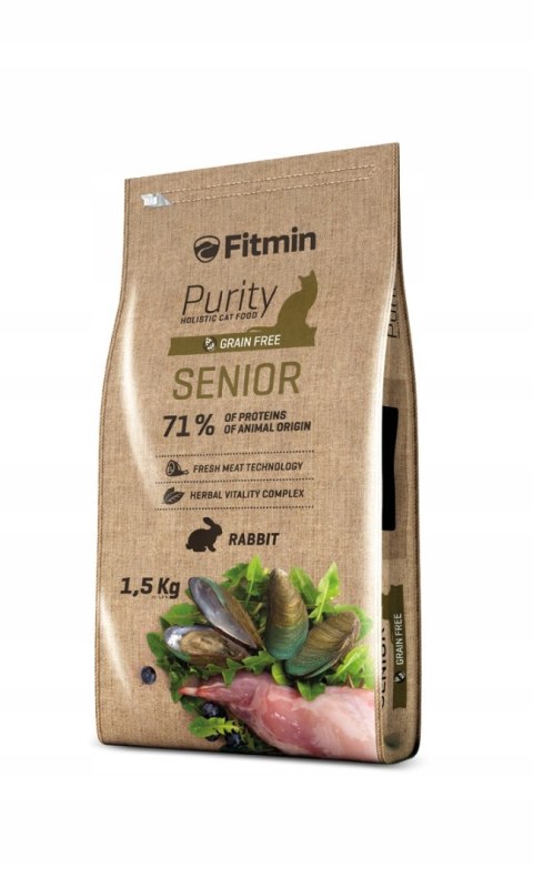 Fitmin cat Purity Senior - 1,5 kg