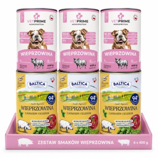 Karma Mokra dla Psa Wieprzowina Monoproteinowa Baltica VetPrime 6x400g