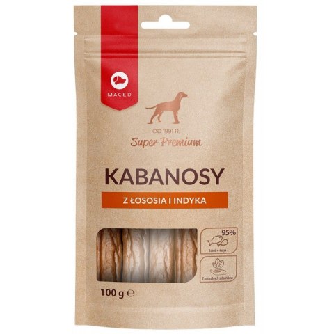 MACED Kabanosy z Łososia i Indyka 100g