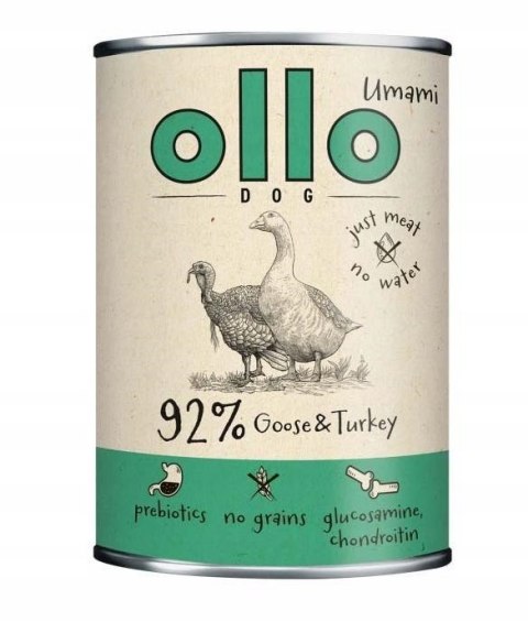 OLLO MIX SMAKÓW MEGA ZESTAW 12X400 INDYK kaczka booster UMAMI