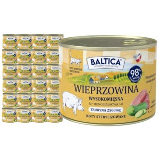 PAKIET BALTICA SMAKI REGIONÓW Kot dorosły Wieprzowina 24X185g