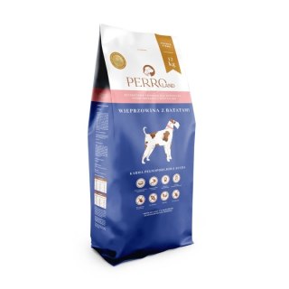 PERRO Wieprzowina z batatami 12kg sucha karma dla psa dorosłego