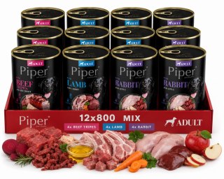 PIPER PAKIET 12X800 ULUBIONE SMAKI