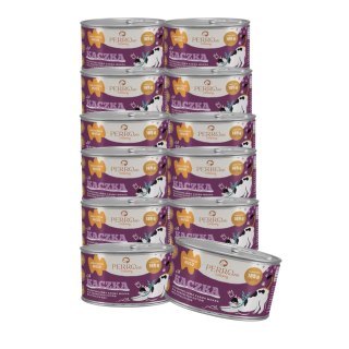 Perro Kaczka - karma mokra dla kotów PERROland CATering 12x185g