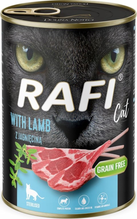 Rafi Cat Sterilised Tuńczyk JAGNIĘCINA KRÓLIK 24x400 ULUBIONE SMAKI
