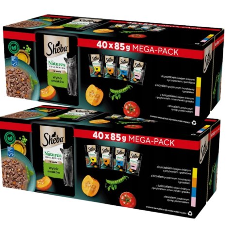 Sheba Nature's Collection Wybór Smaków 80x 85g