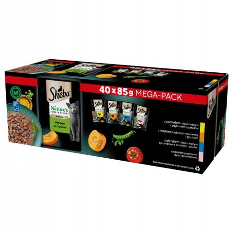 Sheba Nature's Collection Wybór Smaków 80x 85g