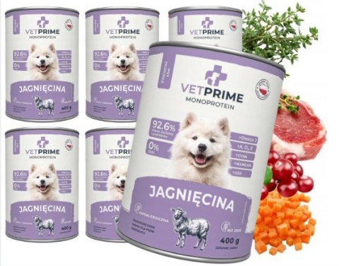 VetPrime PURE MONO JAGNIĘCINA 6x400