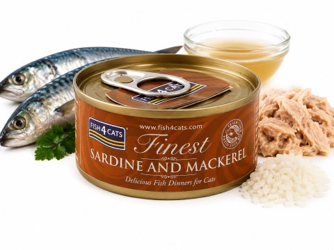 ZESTAW Finest Fish4Cats SARDINE & MACKEREL Sardynka z Makrelą 20x70 g