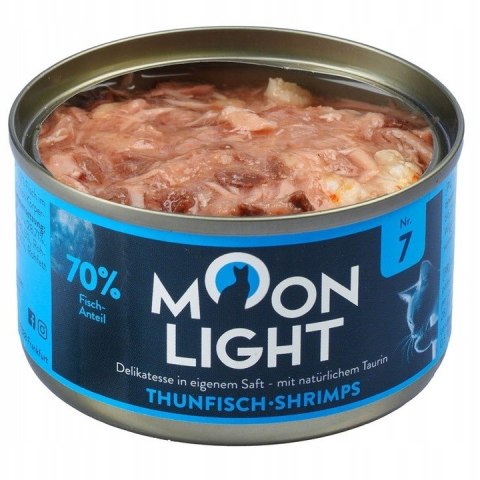 ZESTAW MOONLIGHT Nr7 Puszka DLA KOTA TUŃCZYK I KREWETKI 12X80g