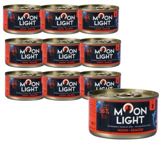 ZESTAW MOONLIGHT Nr8 Puszka DLA KOTA KURCZAK I WARZYWA W GALARETCE 10X80g