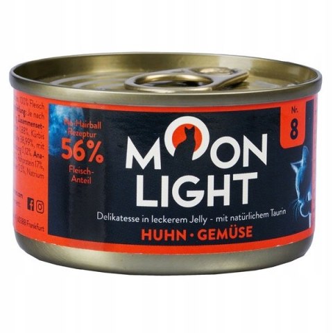 ZESTAW MOONLIGHT Nr8 Puszka DLA KOTA KURCZAK I WARZYWA W GALARETCE 10X80g