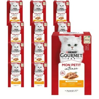 ZESTAW Purina Gourmet MON PETIT DROBIOWE SMAKI DLA KOTA 72x50g