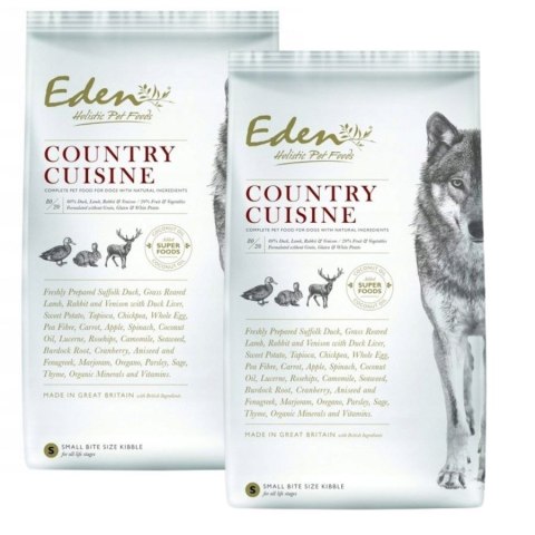 Zestaw Eden Country Cuisine 2x2KG S małe rasy