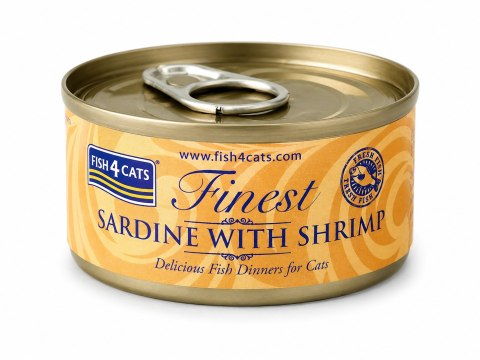 Zestaw Fish4Cats Finest SARDINE SHRIMPS 20x70g karma dla kota