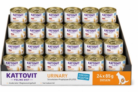 Zestaw Kattovit Urinary Cielęcina na układ moczowy 24x185g