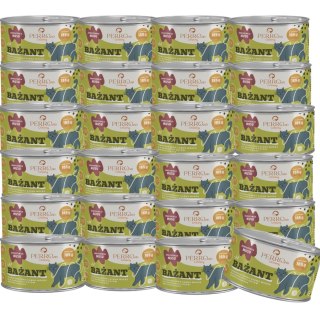 Zestaw - PERRO CATERING karma dla kotów Bażant 24 x 185g