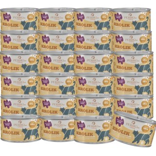 Zestaw - Perro CATERING karma dla kotów Królik 24 x 185g