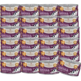 Zestaw Perro Kaczka - karma mokra dla kotów PERROland CATering 24 x 185g