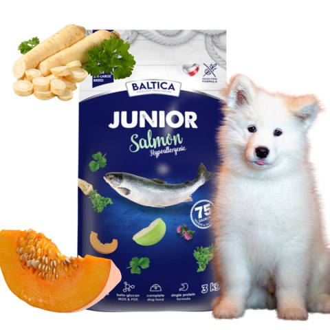 BALTICA Karma dla juniora z łososiem large 3kg
