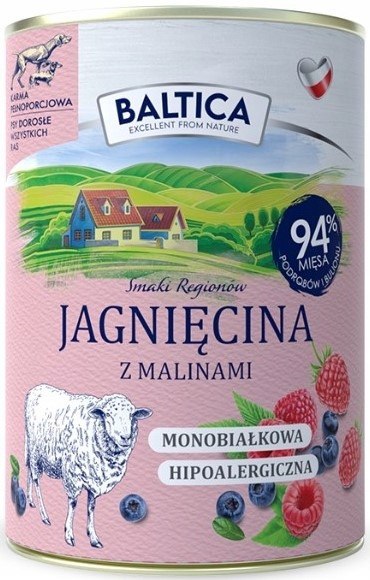 BALTICA MIX SMAKÓW KOZINA SARNINA JELEŃ KACZKA BAŻANT 16X400