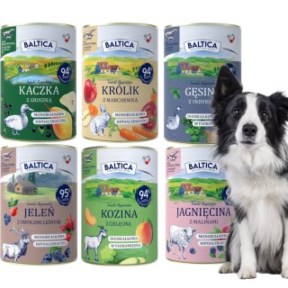 BALTICA MONOPROTEINOWA KARMA DLA PSA MEGA ZESTAW 6X400