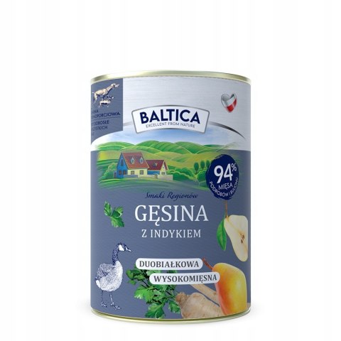 BALTICA PUSZKI MIX WSZYSTKICH SMAKÓW JAGNIĘCINA DZICZYZNA KRÓLIK 6x400