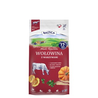 BALTICA SMAKI REGIONÓW Wołowina z warzywami M/L 3kg BALTICA SMAKI REGIONÓW Wołowina z warzywami M/L 3kg