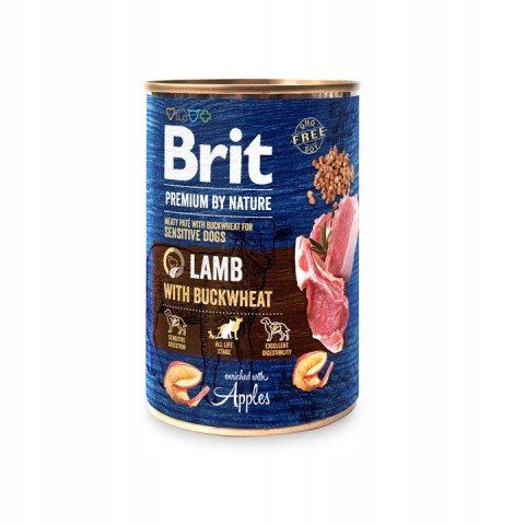 BRIT PREMIUM BY NATURE 12x400G LAMB&BUCKWHEAT