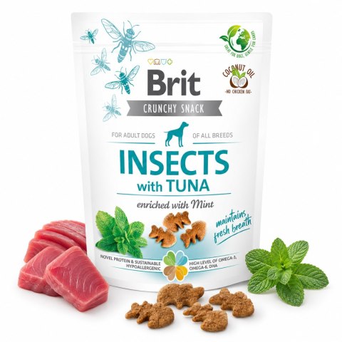 Brit Care Crunchy Cracker Insects Tuna 200g Przysmak dla Psa Owady Tuńczyk 200g