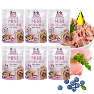 Brit Care Mini Chicken Tuna 6x85g Karma Mokra dla Psa Małych Ras