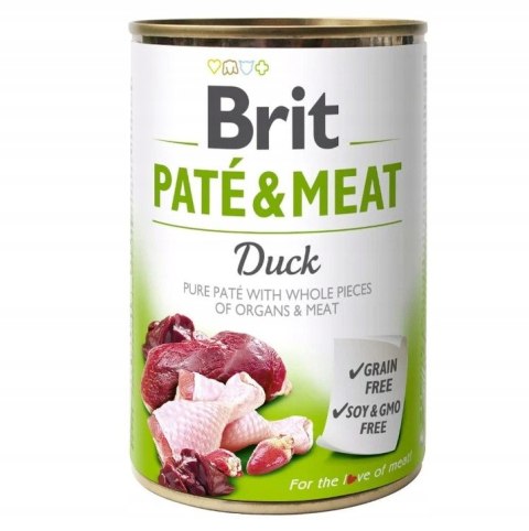 Brit PATE MEAT DUCK 12X400