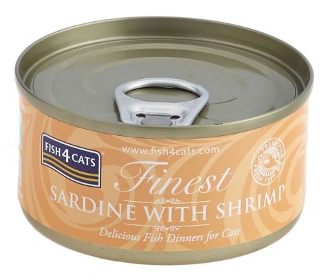 FISH4CATS ZESTAW SARDYNKA mix smaków mokra karma dla kota 40x70g