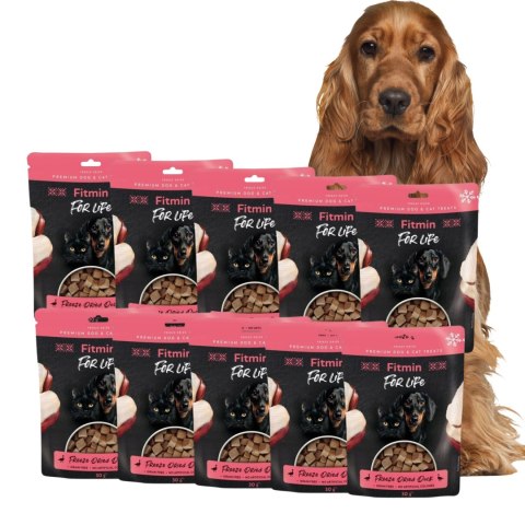 Fitmin monoproteinowe liofilizowane przysmaki 10X30g ZAPAS DLA ALERGIKA