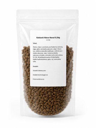 KATTOVIT SUCHY 0,5 KG NIERE RENAL DIETA DLA KOTÓW