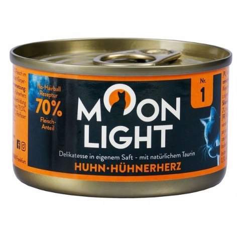 MOONLIGHT DINNER Nr1 PUSZKA DLA KOTA KURCZAK I SERCA KURCZAKA 10x80g