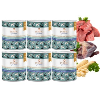 PERRO Gourmet Konina z korzeniem pietruszki dla psów dorosłych 6x800g