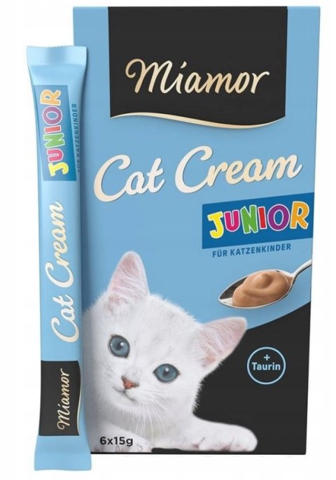 SMAKOŁYKI DLA KOCIĄT Miamore Cat Cream JUNIOR 24x15g