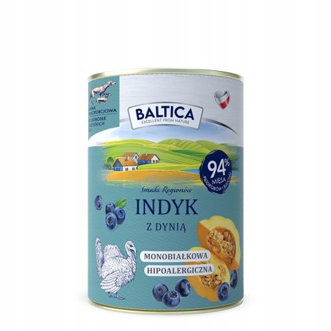 VETPRIME BALTICA ZESTAW PUSZEK NAJLEPSZE SMAKI 16X400 MONOPROTEINOWA KARMA