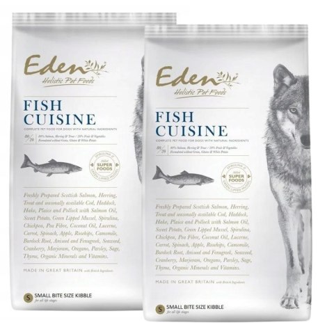 ZESTAW Karma Eden Fish Cuisine - Rasy Małe dla psów małych ras 2X6kg