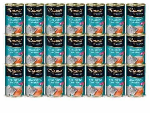ZESTAW Miamor Vitaldrink tuńczyk dla wybrednych kotów 24x135ML