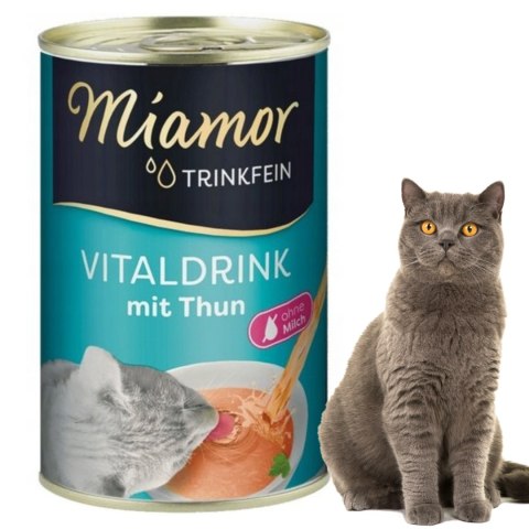 ZESTAW Miamor Vitaldrink tuńczyk dla wybrednych kotów 24x135ML