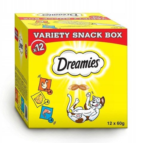 Zestaw 2 boxy DREAMIES VARIETY SNACK BOX PRZYSMAK DLA KOTÓW 720g