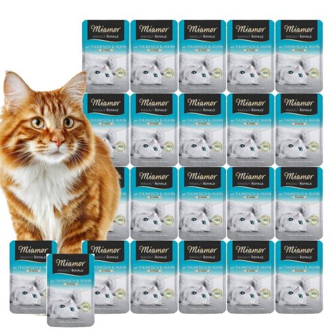 Zestaw Miamor CAT Ragout Royale Karma dla kota z tuńczykiem i kurczakiem 22x100g