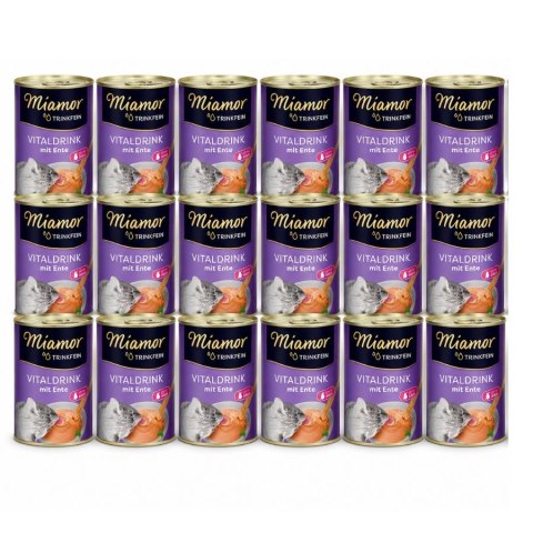 Zestaw Miamor Trinkfein Vitaldrink 24x135ml Kaczka