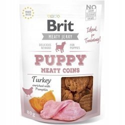 BRIT MEATY JERKY PUPPY MEATY COINS 80g