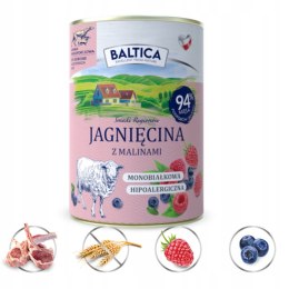 Baltica Jagnięcina z malinami PUSZKA 400G