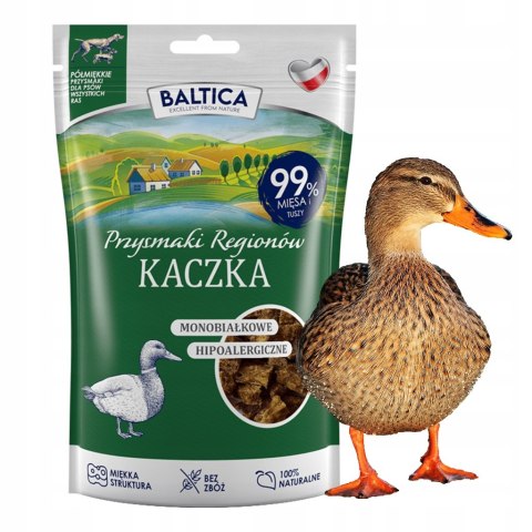 Baltica Półmiękkie przysmaki dla psów z kaczki 80g