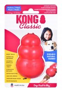 KONG CLASSIC MEDIUM M DLA ŚREDNICH RAS ZABAWKA