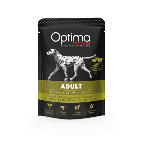 Optimanova Adult Rabbit & Turkey 300 g saszetki